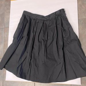 Fit and flare M black skirt